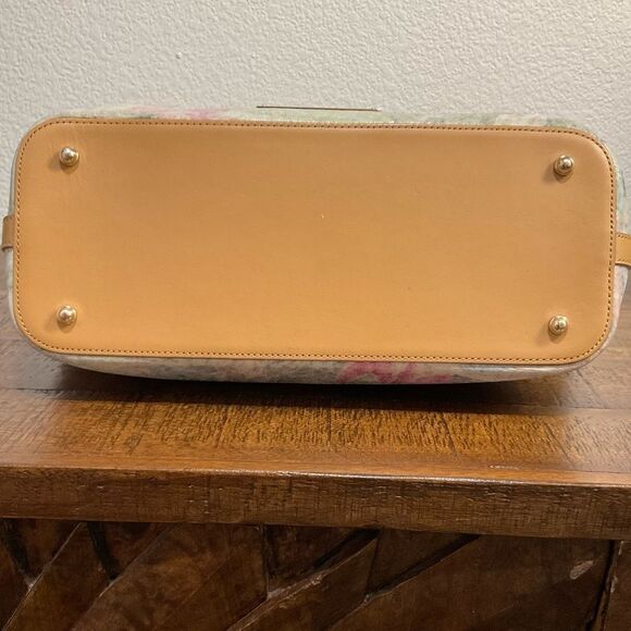 BRAHMIN CREME TALITHA MEDIUM ASHER TOTE LIKE NEW - Picture 6 of 15